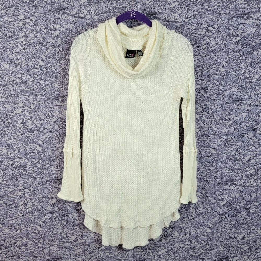 Cream Off-The-Shoulder Sweater